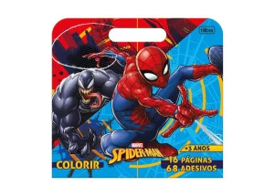 Livro para Colorir Maleta Homem Aranha Marvel 8F Tilibra