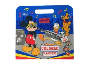 Livro Para Colorir Maleta Mickey Mouse 8F Tilibra