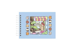 Livro de Colorir Bobbie Goods Azul Espiral 50F Pappelera