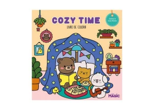 Livro de Colorir Bobbie Goods Cozy Time 24F Livros Magic