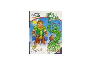 Livro Panorama Para Ler e Colorir João e o Pé de Feijão