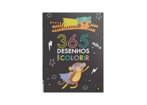 Livro Para Colorir 365 Desenhos Preto Todolivro