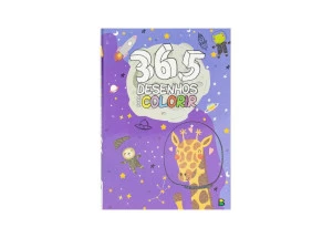 Livro Para Colorir 365 Desenhos Roxo Todolivro