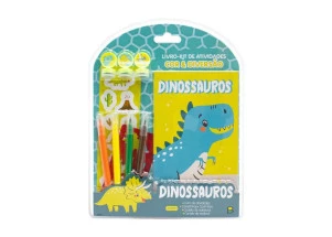 Livro Para Colorir Atividades Dinossauros