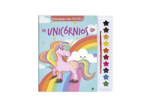 Livro Para Colorir Brincando Com Aquarela Unicórnios