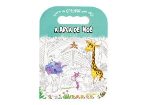 Livro Para Colorir Com Alça Arca de Noé