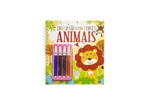 Livro Para Colorir Diversão Com Cores Animais Todolivro