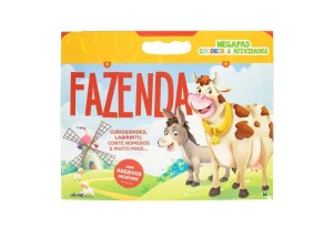 Livro Para Colorir e Atividades Megapad Fazenda