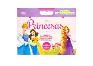 Livro Para Colorir e Atividades Megapad Princesas