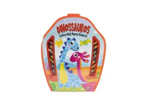 Livro Para Colorir Kit Dinossauros