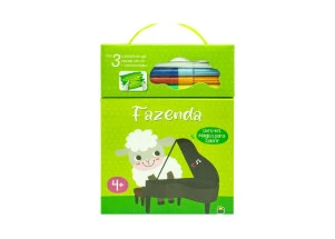 Livro Para Colorir Kit Mágico Fazenda