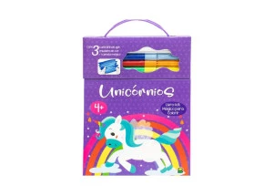 Livro Para Colorir Kit Mágico Unicórnios