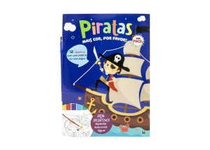 Livro Para Colorir Mais Cor, Por Favor! Piratas