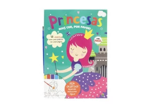 Livro Para Colorir Mais Cor, Por Favor! Princesas