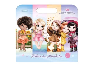 Livro Para Colorir Maleta Jolie 8F Tilibra