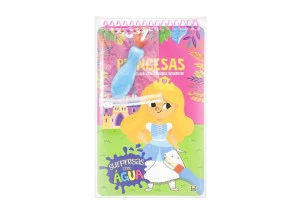 Livro Para Colorir Surpresas Com Água Princesas