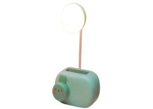 Luminária de Mesa Led Apontador Tampa Coelho Azul