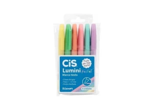 Marca Texto Cis Lumini Pastel 6 Cores