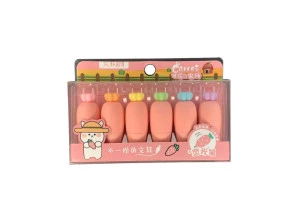 Marca Texto Mini Kawaii Morango C/6