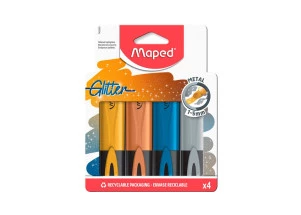 Marca Texto Glitter Maped C/ 4 un