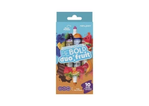 Marcador Be Bold Duo Fruit Duas Pontas New Pen 10 Cores