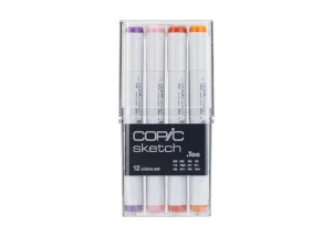 Marcador Copic Sketch Basic 12 cores