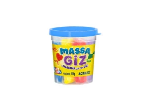 Massa Giz Acrilex C/ 6 Cores 100g