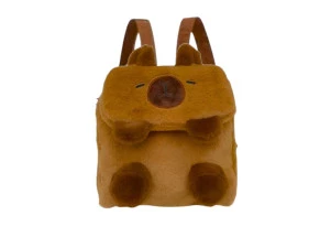 Mini Mochila Capivara Kawaii Patinhas Pelúcia