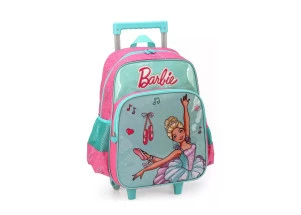 Mochila Escolar De Rodinhas Barbie Luxcel