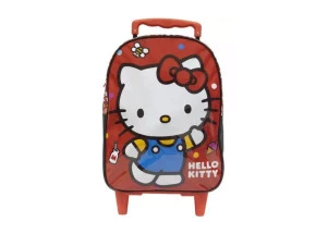 Mochila Escolar de Rodinhas Hello Kitty Xeryus