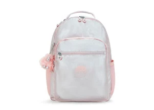 Mochila Kipling Seoul Ice Metal Bl 27L