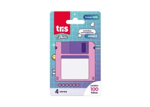 Notas Adesivas Tris Holic Disket Forever 2000 4 Cores