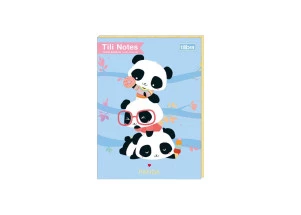 Notas Adesivas Tilibra Tili Notes Panda Kit C/8