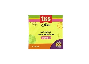 Nota Autoadesiva Colors Holic Pop T001P 400Fls 50X50mm TRIS