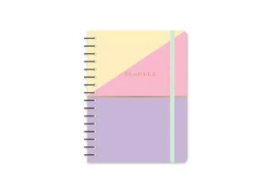 Planner Semanal Cicero Wire-o Pastel Block Notas A5 Color
