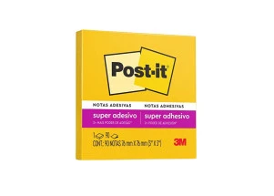 Post-it Colorido Adesivo Amarelo Sol 76x76 90F