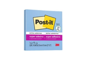 Post-it Colorido Adesivo Azul 76x76mm 90F