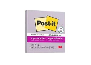 Post-it Colorido Adesivo Lilac 76x76mm 90F