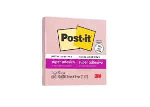 Post-it Colorido Adesivo Rosa Milênio 76x76mm 90F