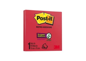 Post-it Colorido Adesivo Telha 76x76mm 90 Folhas