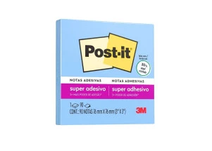 Post-it Notas Adesivas Azul Cristal 3M 76x76mm 90F