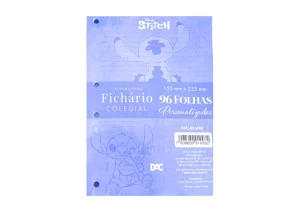 Refil Fichário Universitário Stitch DAC 96F