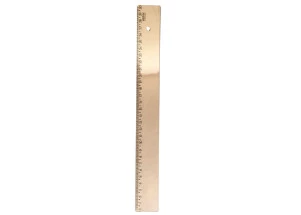 Régua 30cm Waleu Ouro New Line