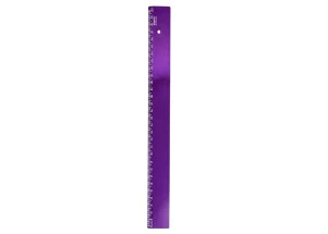 Régua 30cm Waleu Roxa Metalizada New Line