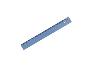 Régua de 30cm New Line Azul Pastel - Waleu