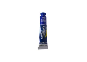 Tinta Acrílica Acrilex Acrylic Colors Bisnaga 20g Azul Cobalto 308