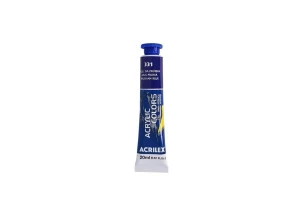 Tinta Acrílica Acrilex Acrylic Colors Bisnaga 20g Azul Da Prússia 331