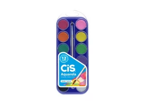 Tinta Aquarela 12 Cores CiS