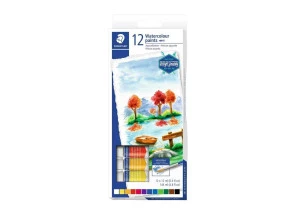 Tinta Aquarela Bisnaga Staedtler 12 Cores